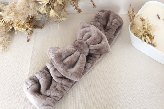 Bandeau doudou taupe