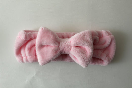 Bandeau doudou rose bébé