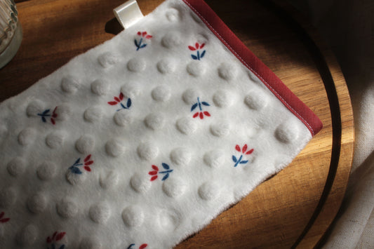 Gant démaquillant fleurs