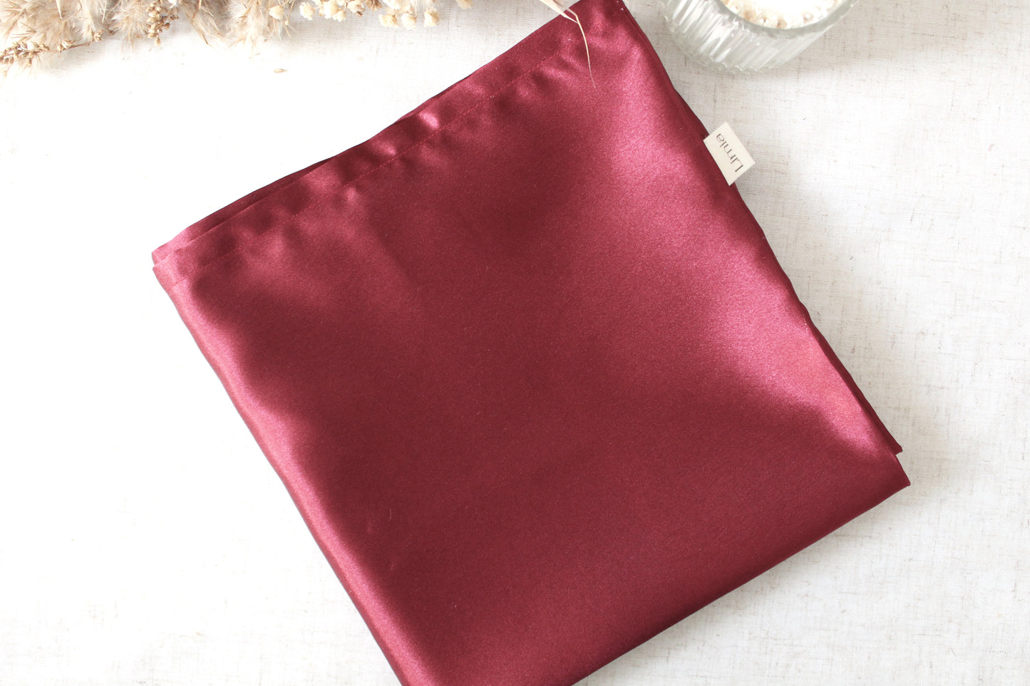 Taie d'oreiller en satin