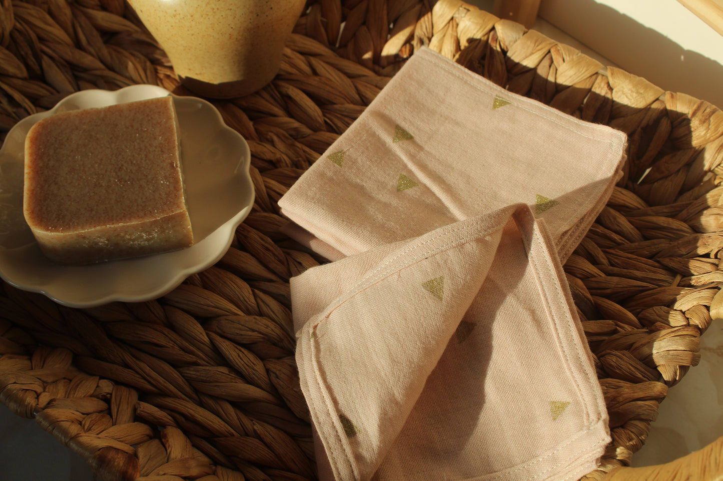 Serviettes visage Losanges