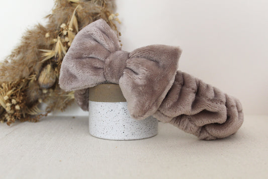 Bandeau doudou taupe