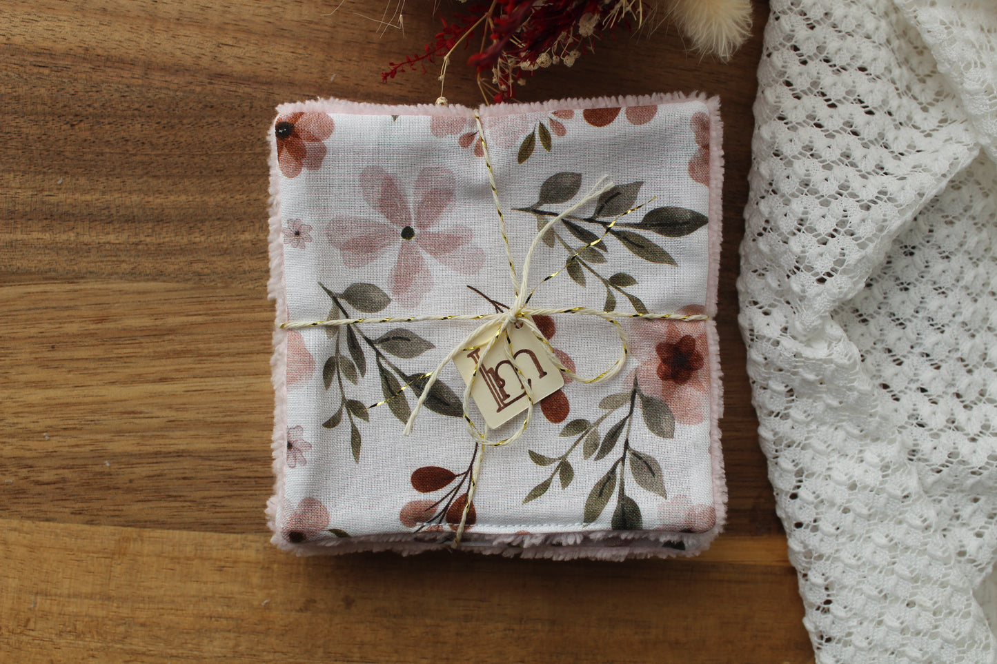 Les carrés lavables