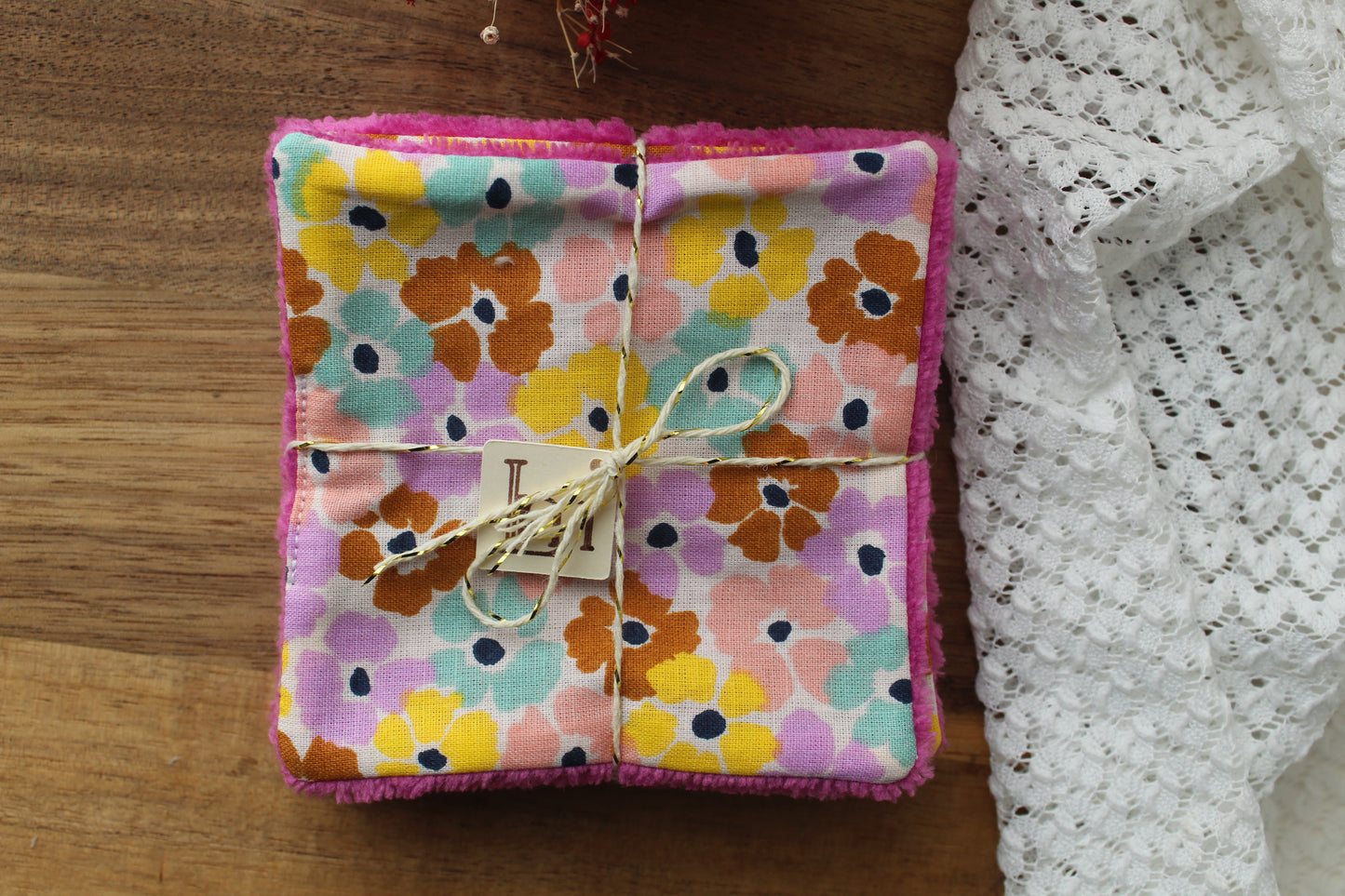 Les carrés lavables