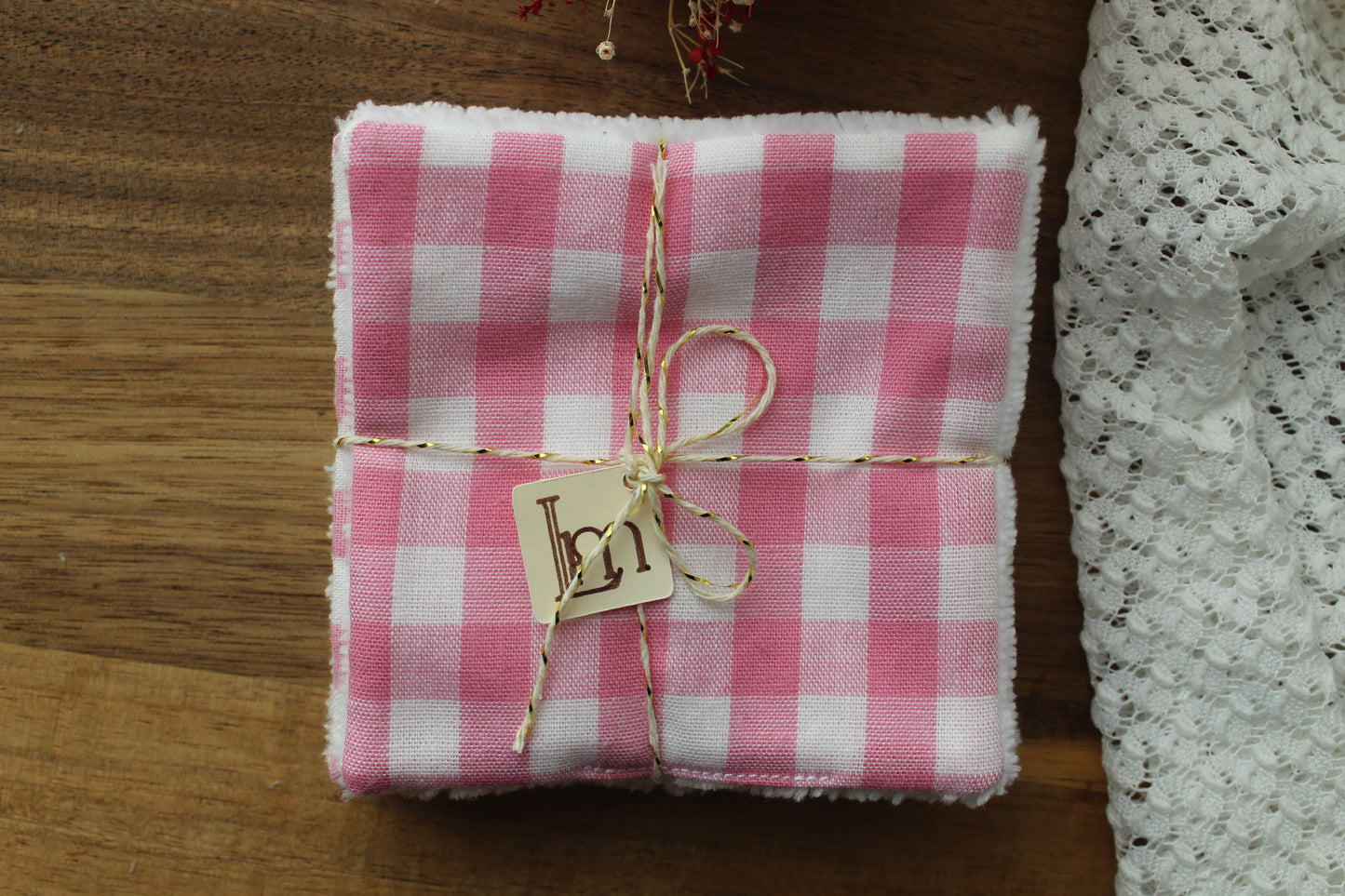 Les carrés lavables