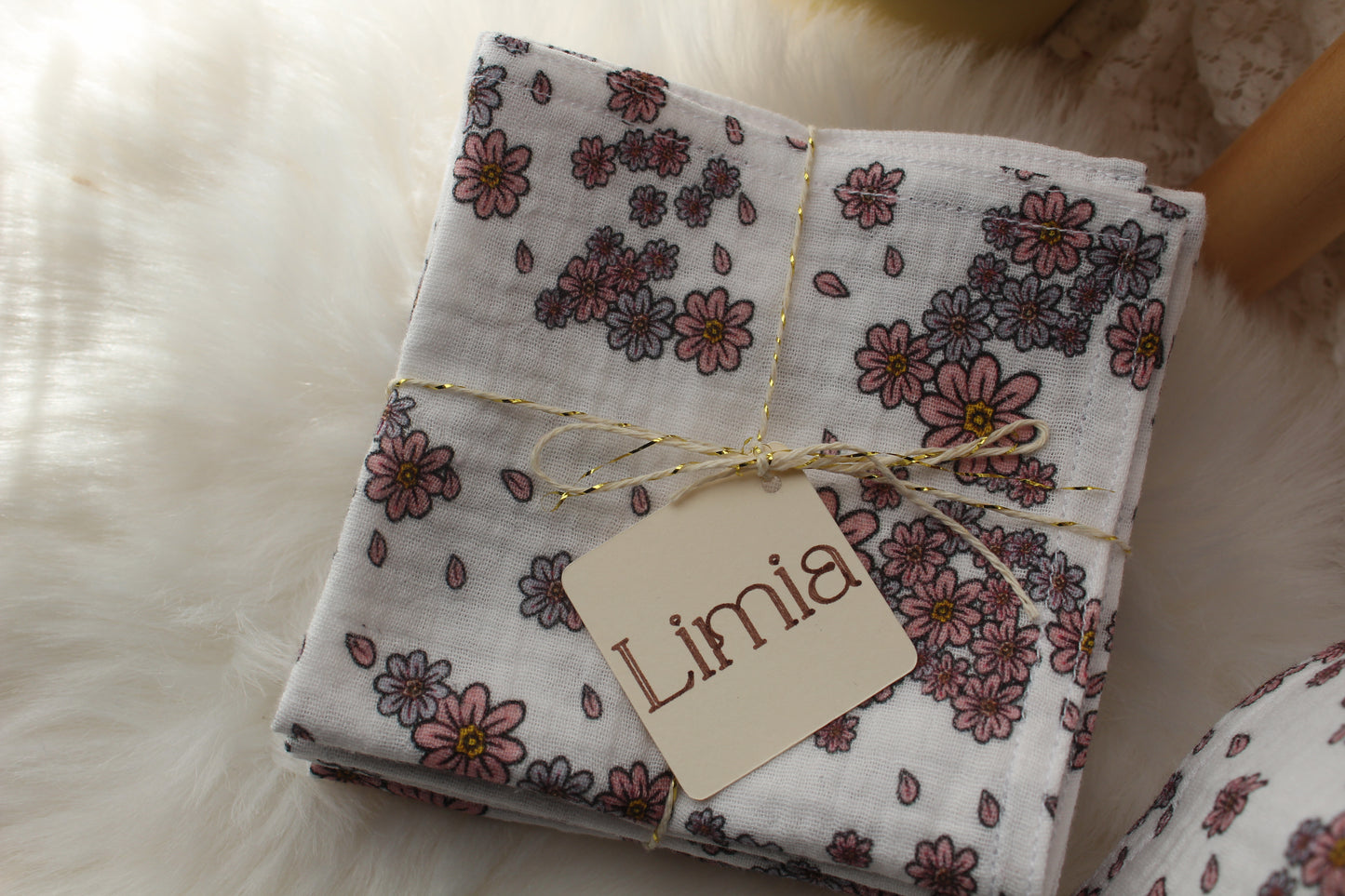 Serviettes visage Rubis