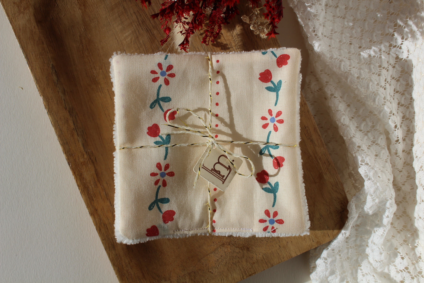 Les carrés lavables